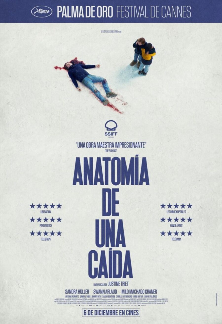 Cartel de Anatomía de una caída - Póster español