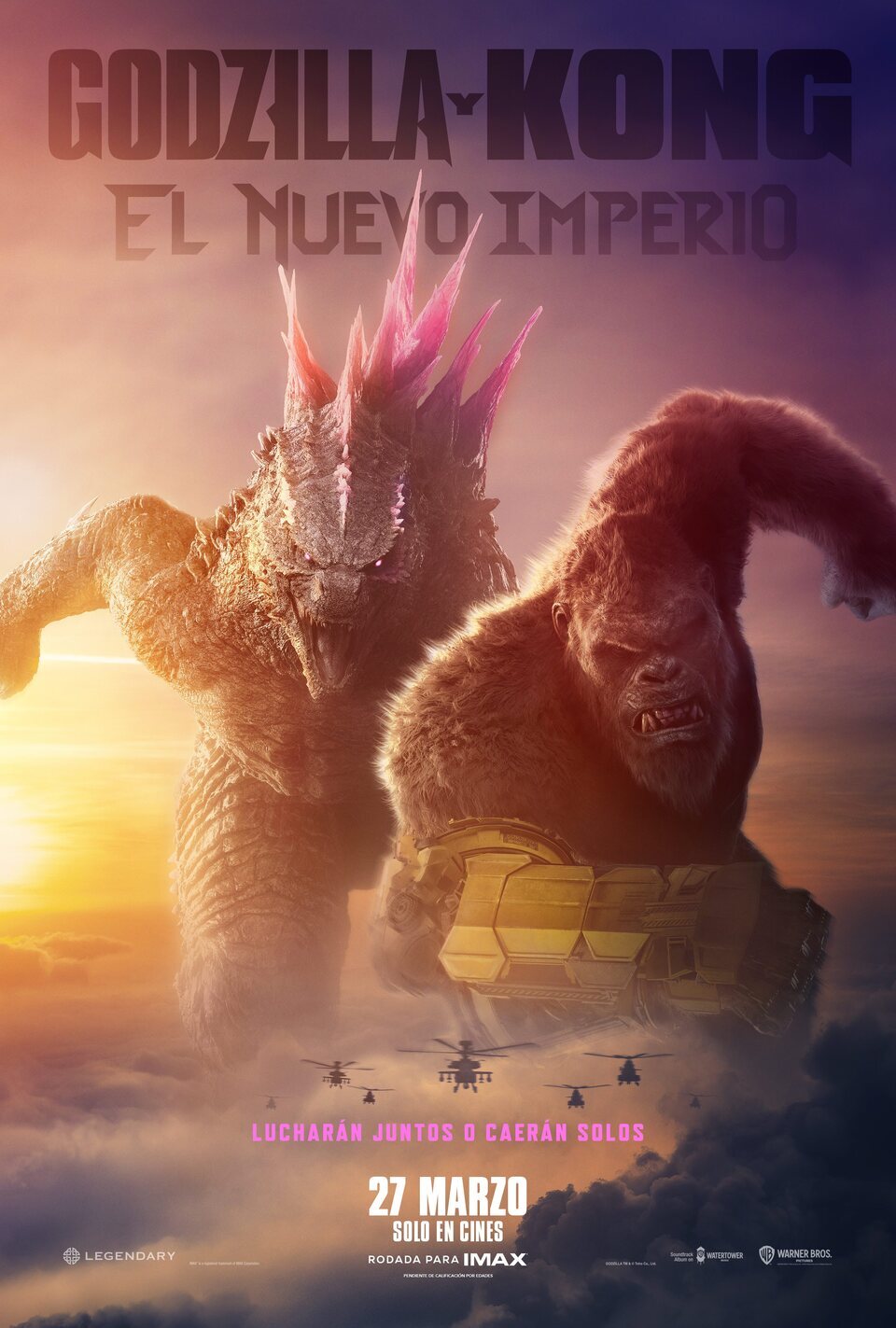 Cartel de Godzilla y Kong: El Nuevo Imperio - España