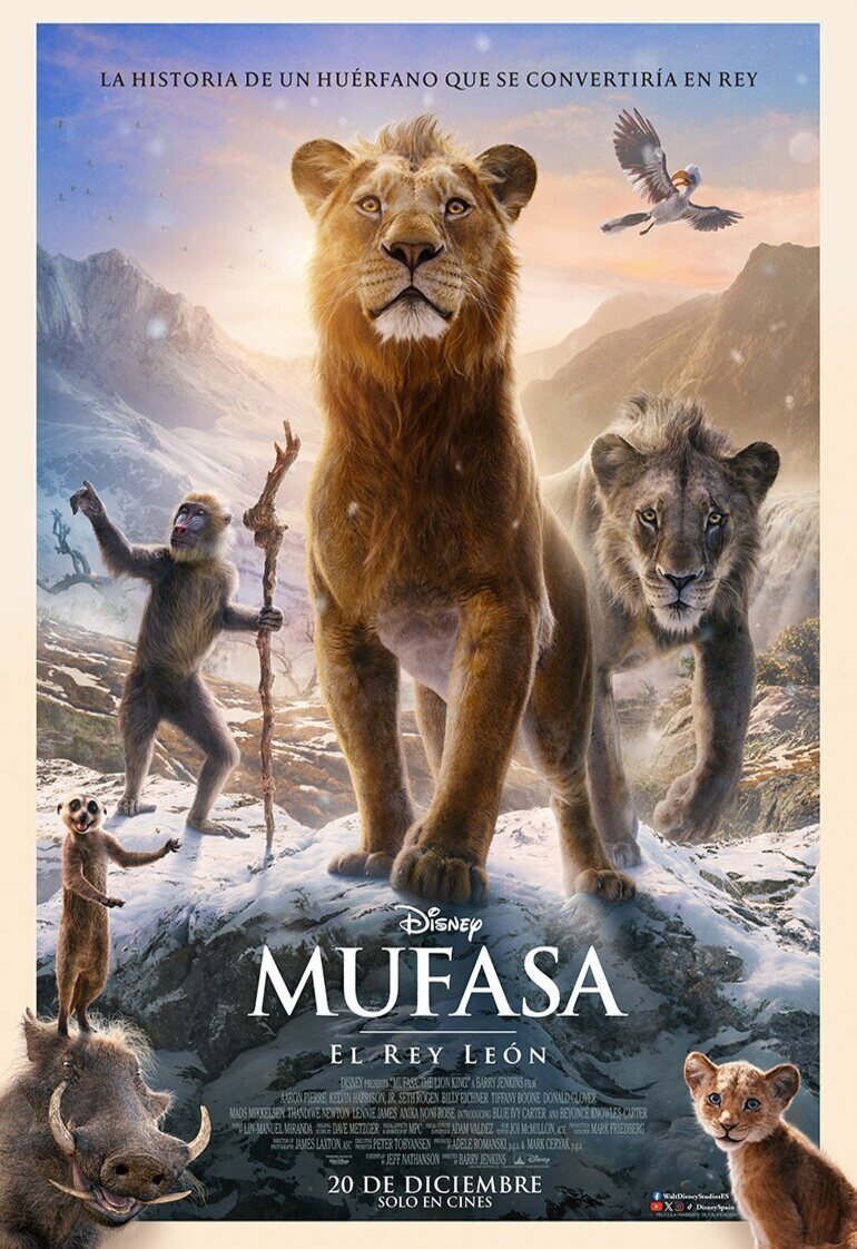 Cartel de Mufasa: El Rey León - España