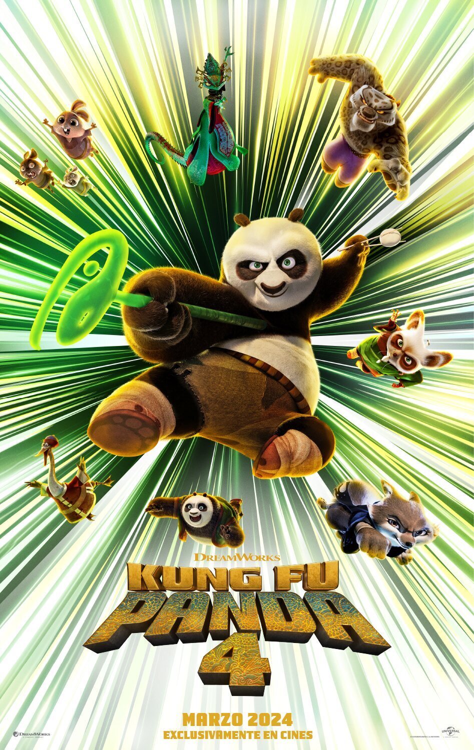 Cartel de Kung Fu Panda 4 - España