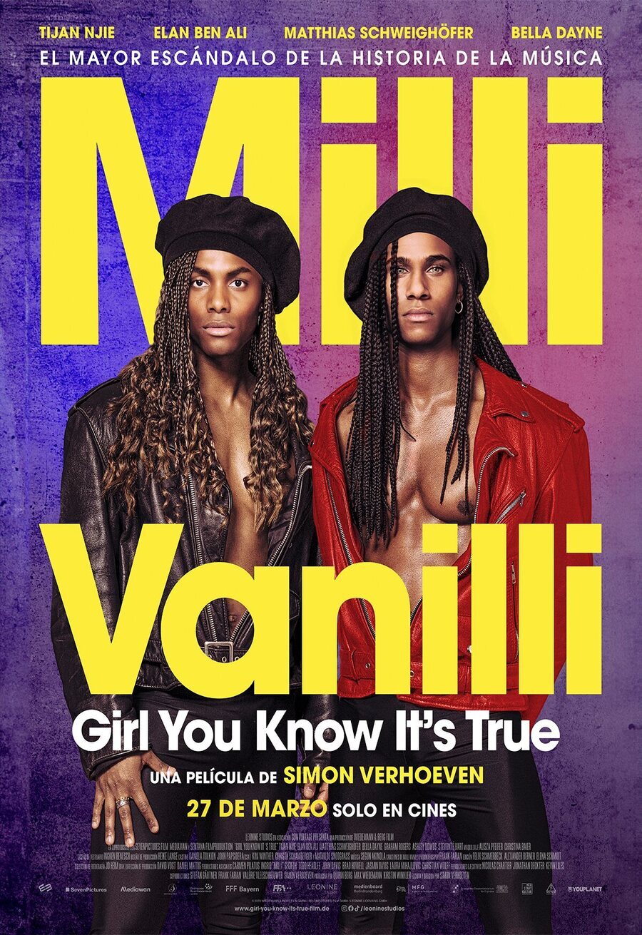 Cartel de Milli Vanilli: Girl You Know It's True - España