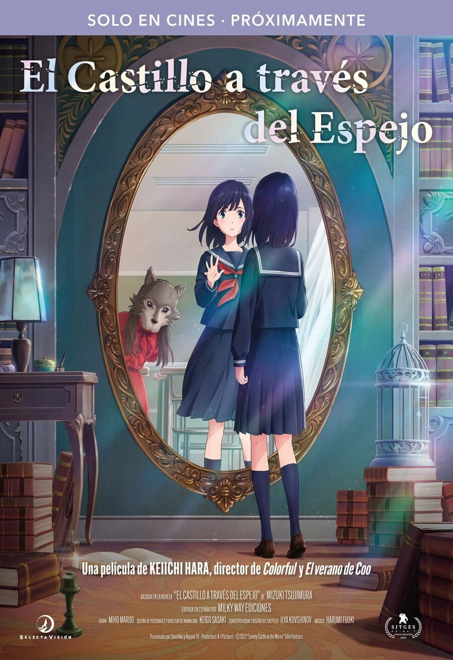 Cartel de El castillo a través del espejo - España