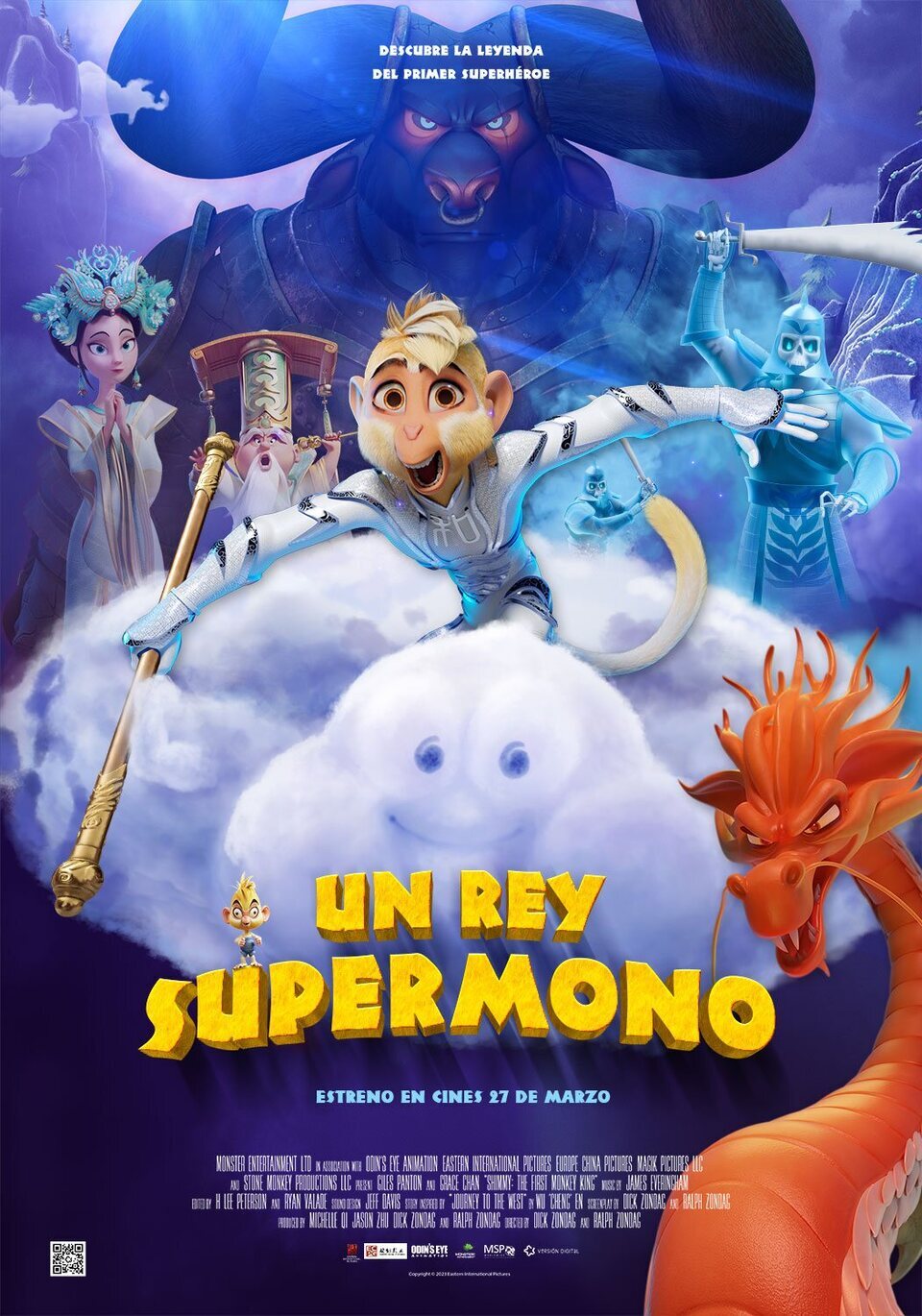Cartel de Un rey Supermono - Cartel en español 'Un rey supermono'