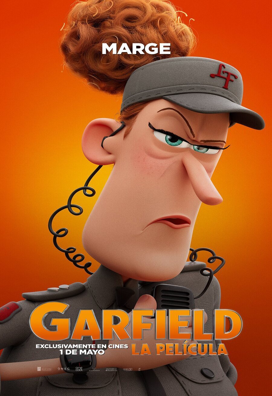 Cartel de Garfield: La película - Cartel MARGE 'Garfield: La película'