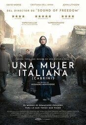 Cartel de Una mujer italiana (Cabrini)