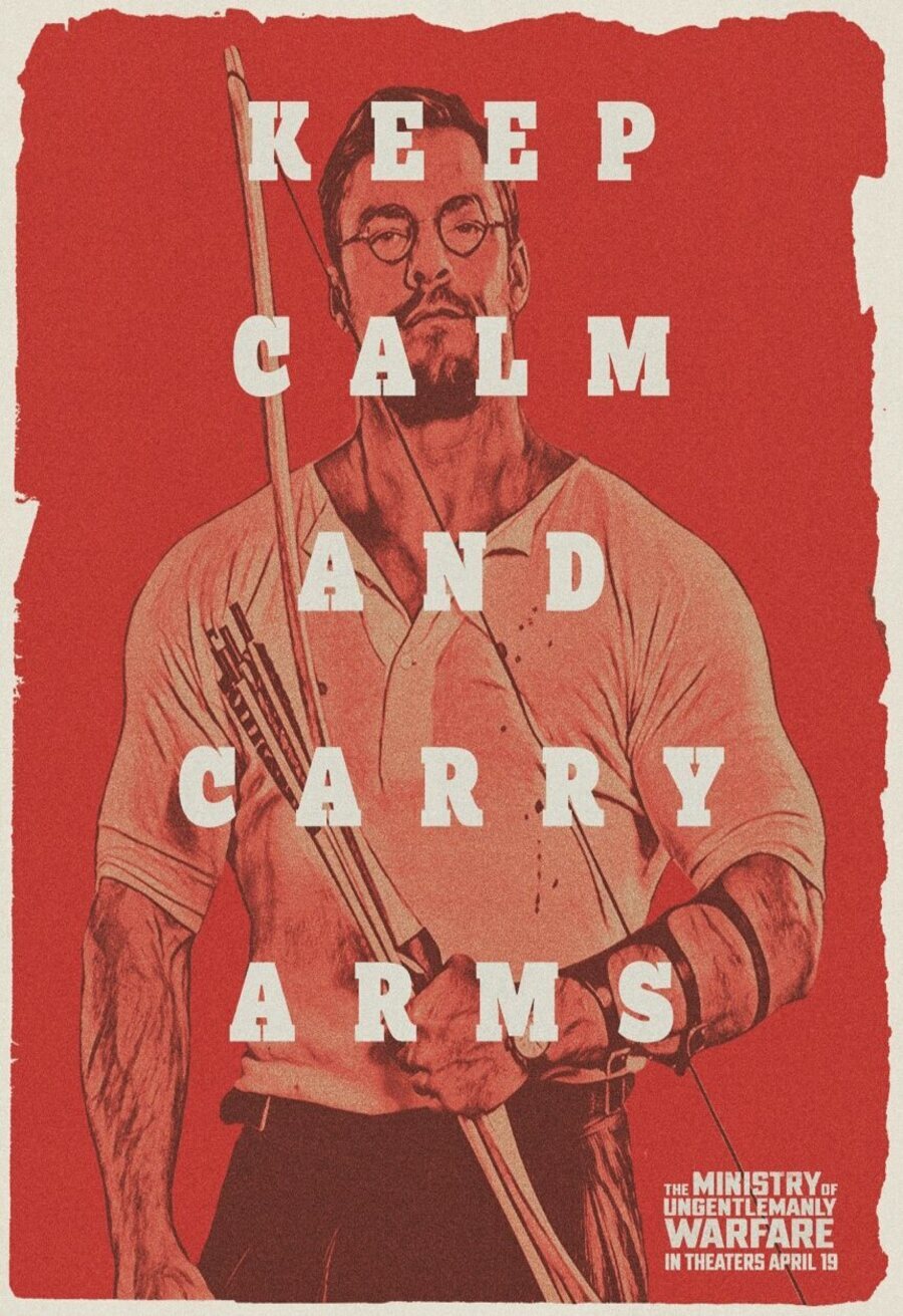 Cartel de El ministerio de la Guerra Sucia - Keep calm and carry arms
