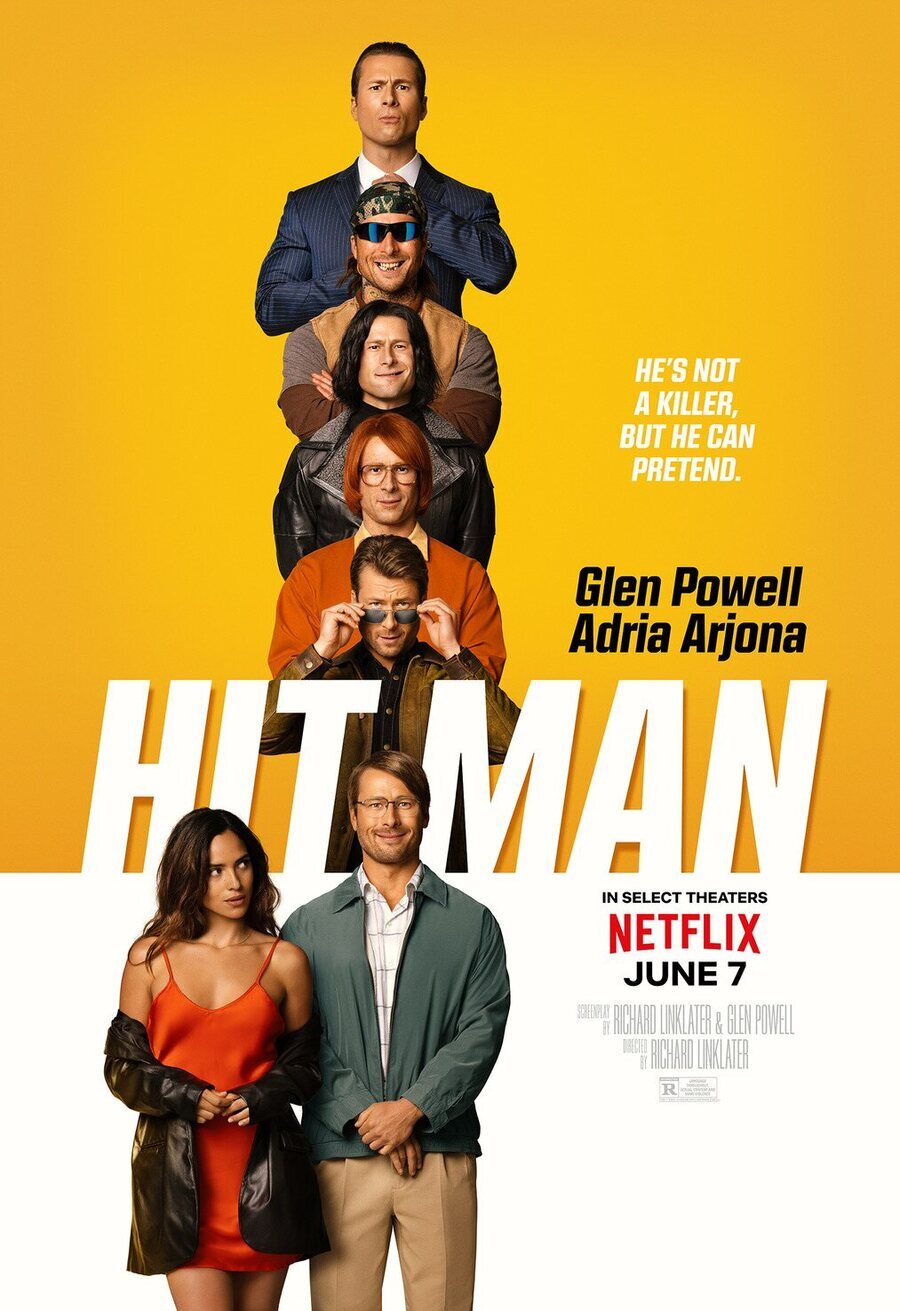 Cartel de Hit Man. Asesino por casualidad - Cartel EE.UU.