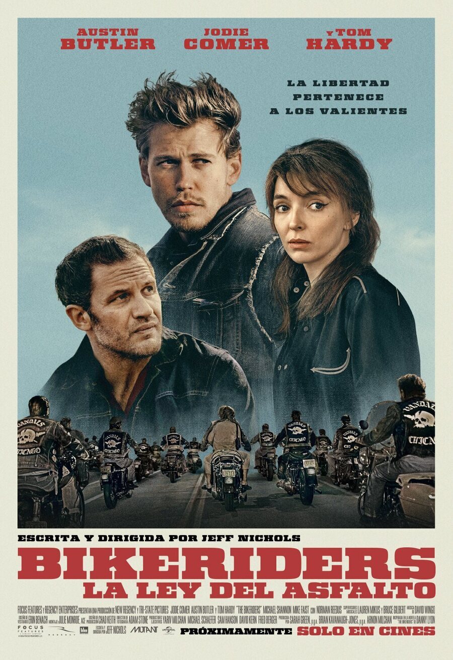 Cartel de Bikeriders. La ley del asfalto - Cartel España