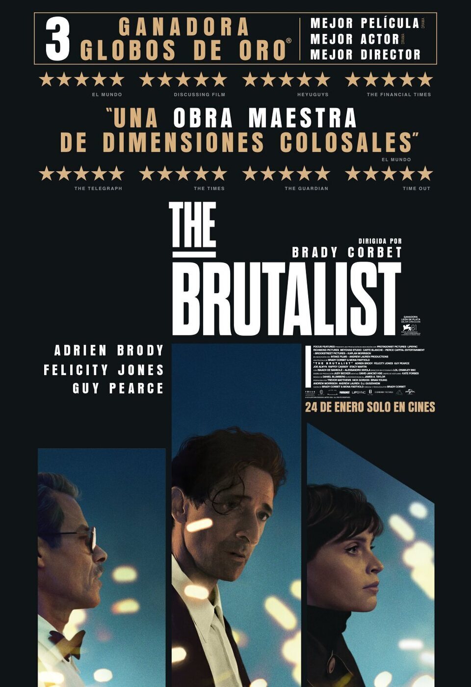 Cartel de The Brutalist - Final España
