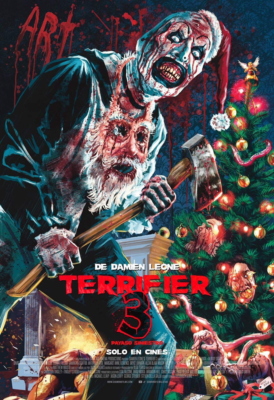 Cartel de Terrifier 3 - Póster Mexico