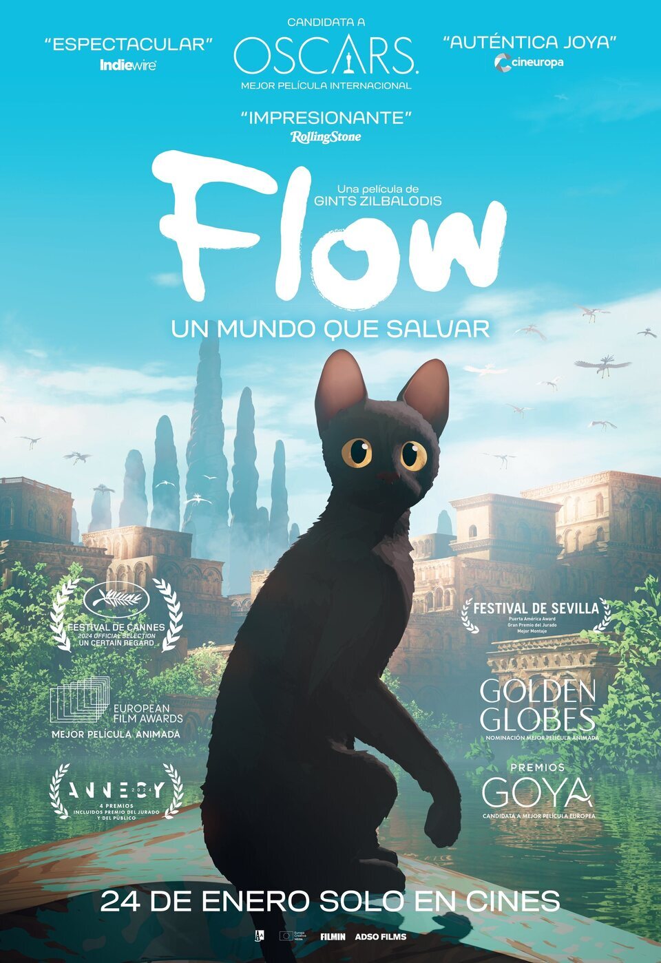 Cartel de Flow, un mundo que salvar - Cartel España