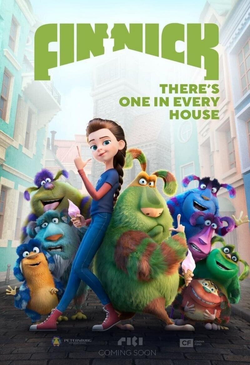 Cartel de Finnick. Un monstruo en cada casa - 