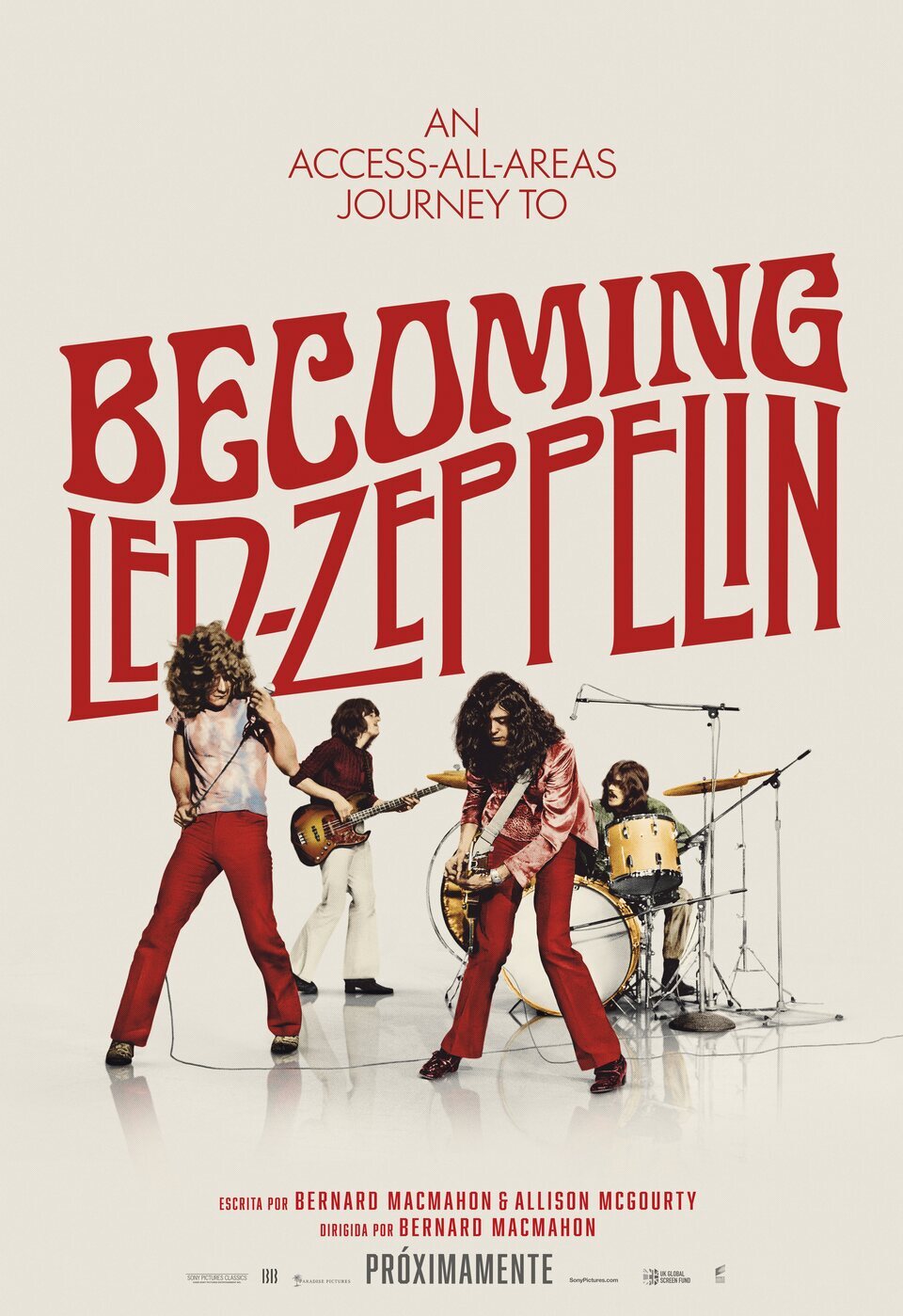 Cartel de Becoming Led Zeppelin - España