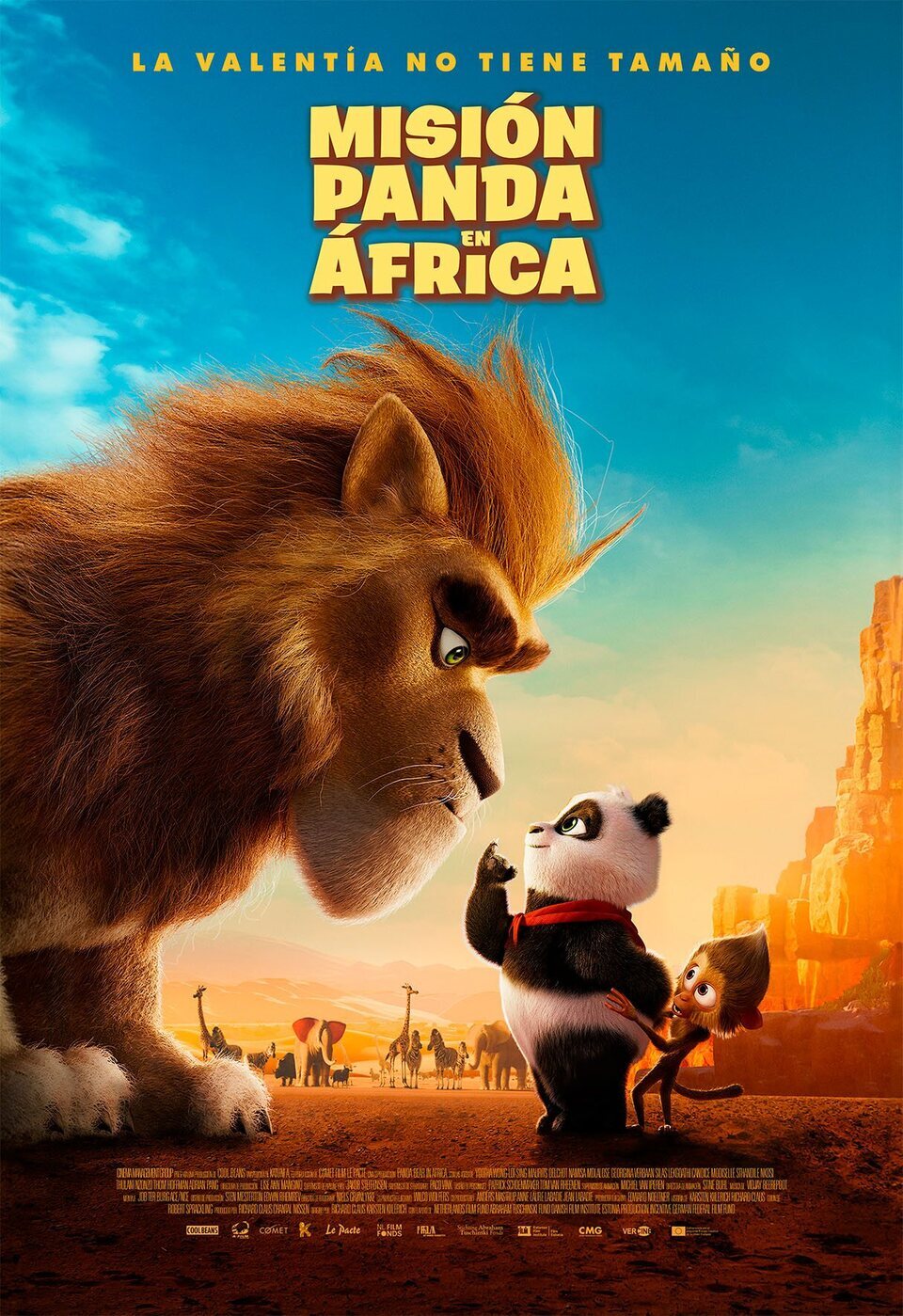Cartel de Misión Panda en África - Póster España