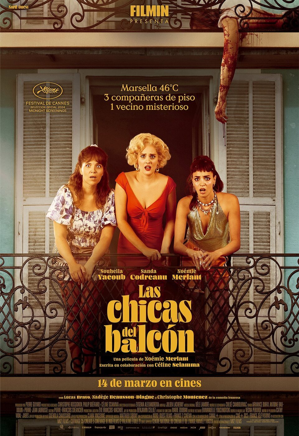 Cartel de Las chicas del balcón - España