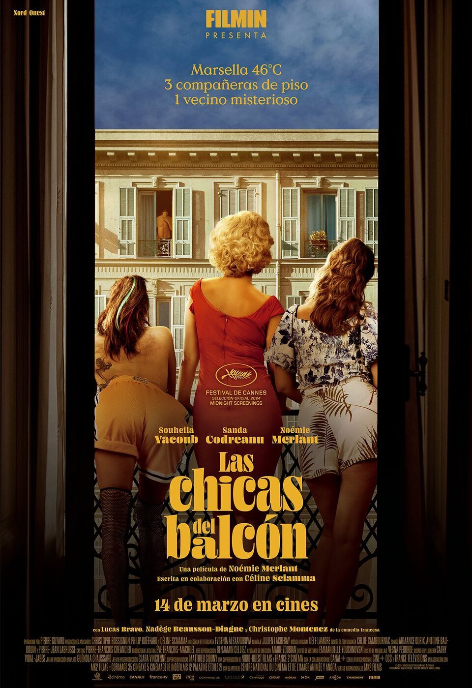Cartel de Las chicas del balcón - Teaser España