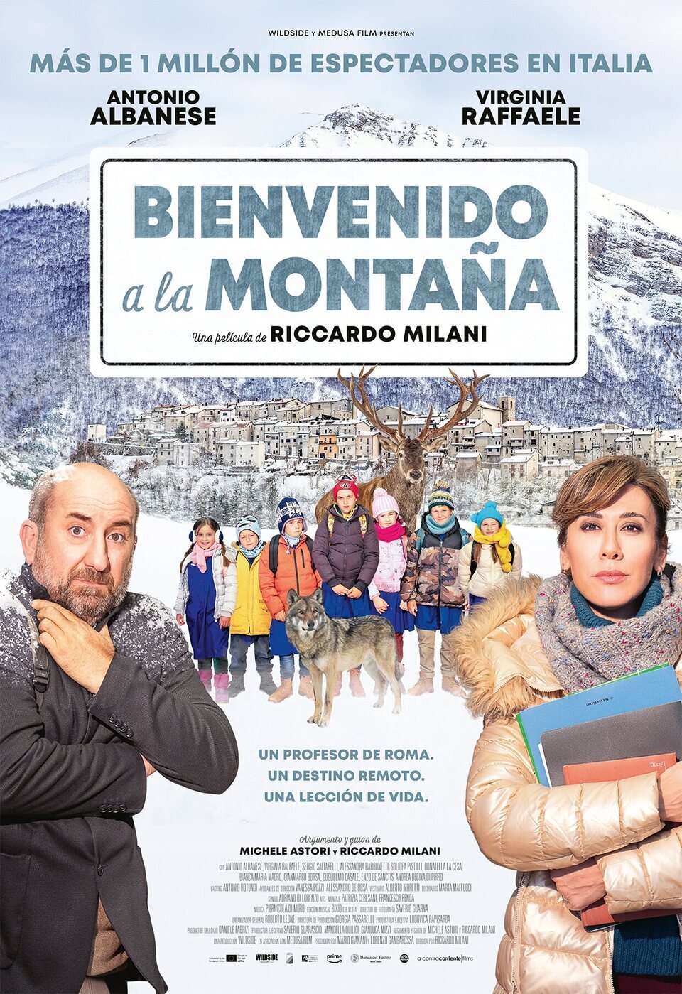 Cartel de Bienvenido a la montaña - España
