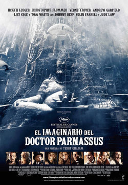 Cartel de El imaginario del Doctor Parnassus