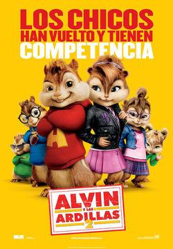 Cartel de Alvin y las ardillas 2