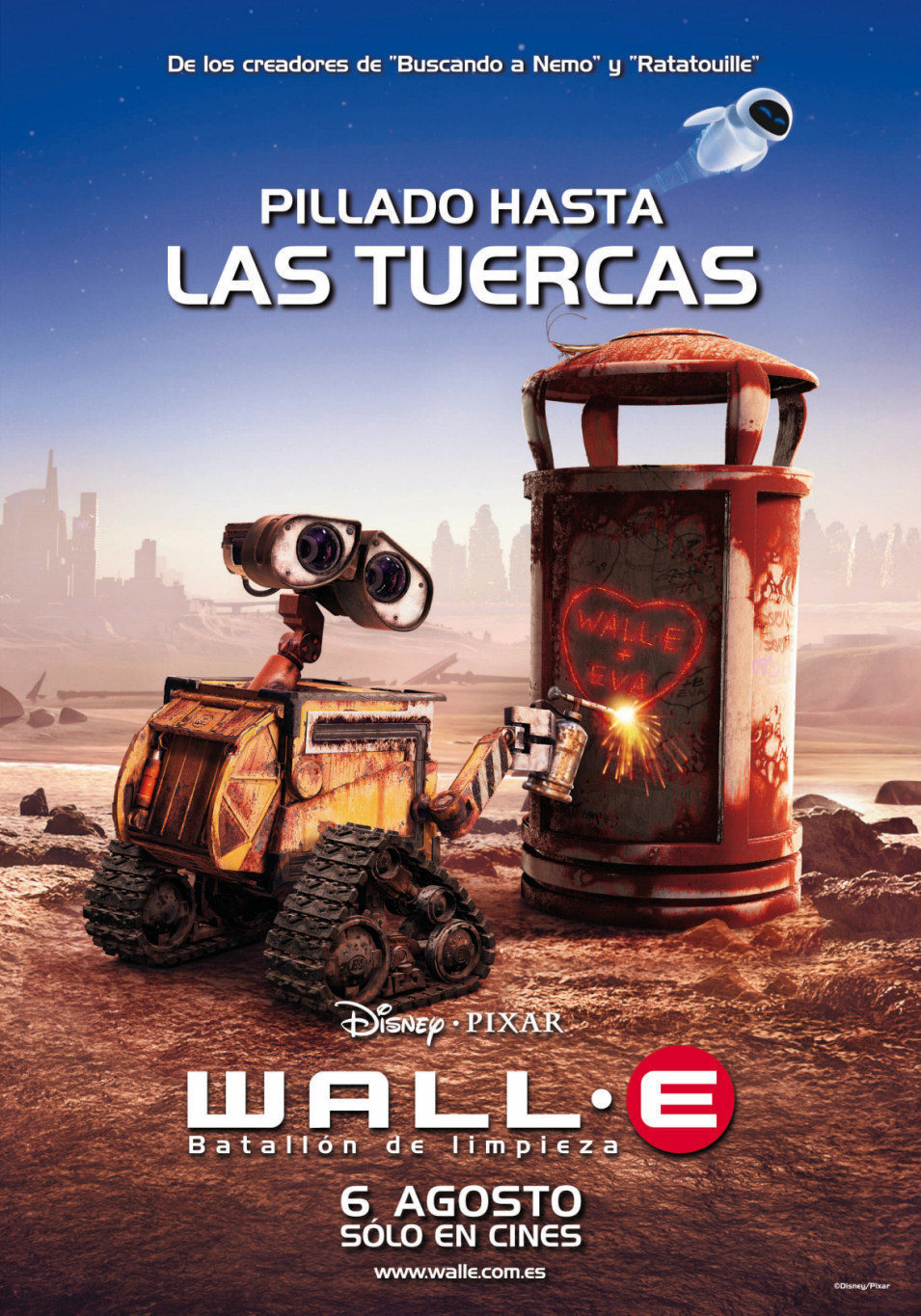 Cartel de WALL-E: Batallón de limpieza - España