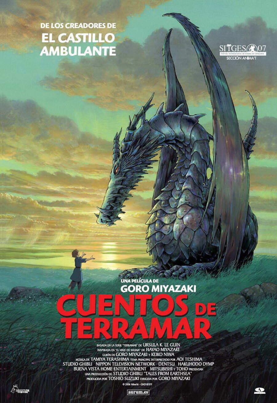 Cartel de Cuentos de Terramar - España