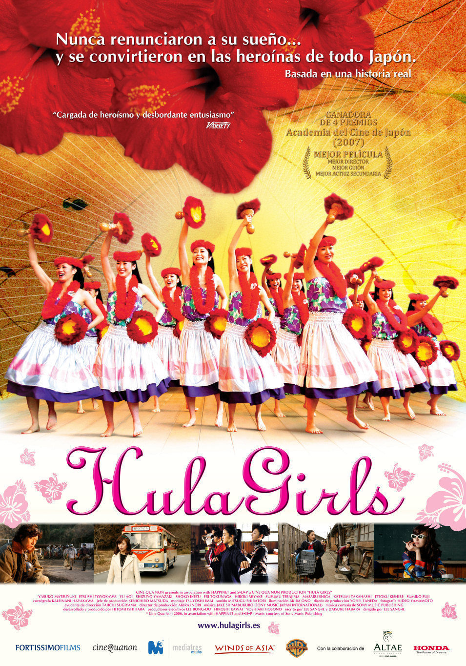 Cartel de Hula Girls - España