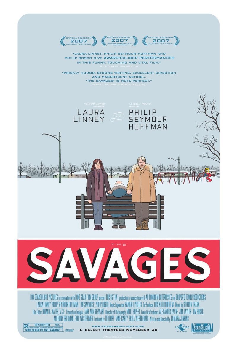 Cartel de La familia Savages - EEUU