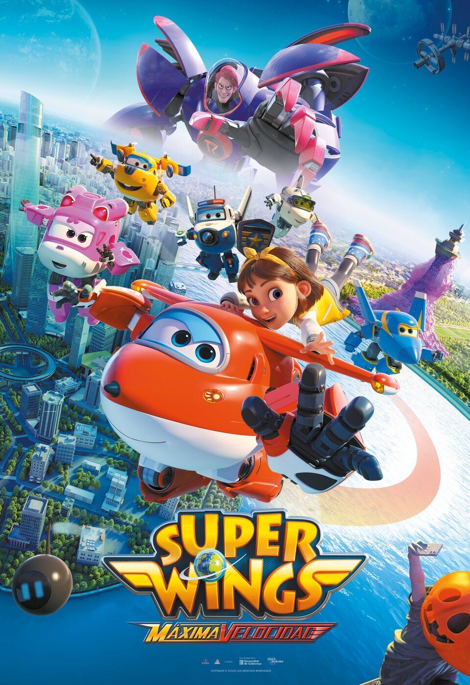 Cartel de Super Wings: Máxima velocidad - Cartel España