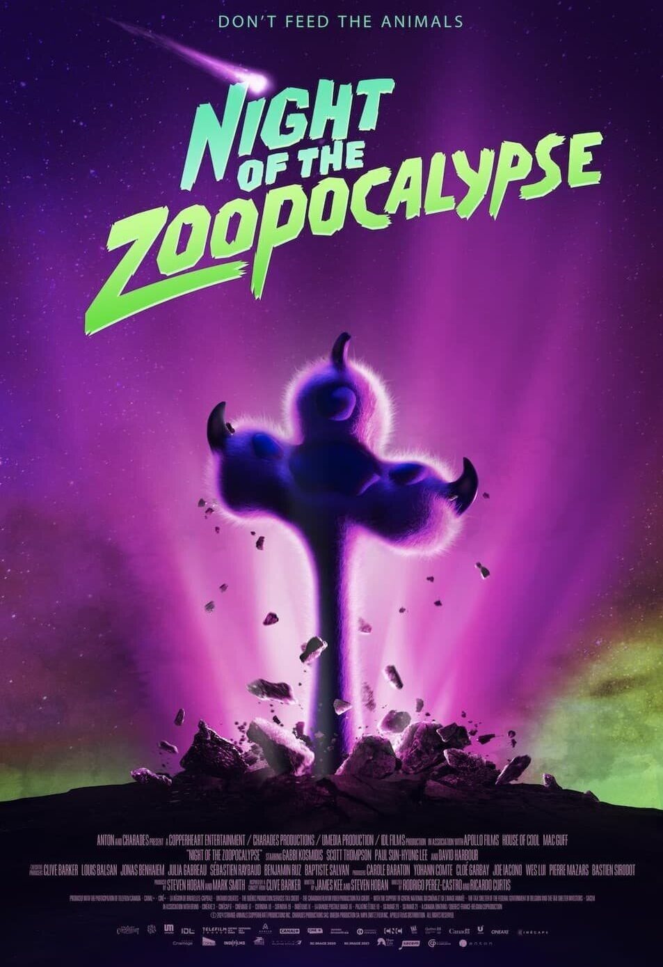 Cartel de Una noche en Zoopolis - Cartel inglés