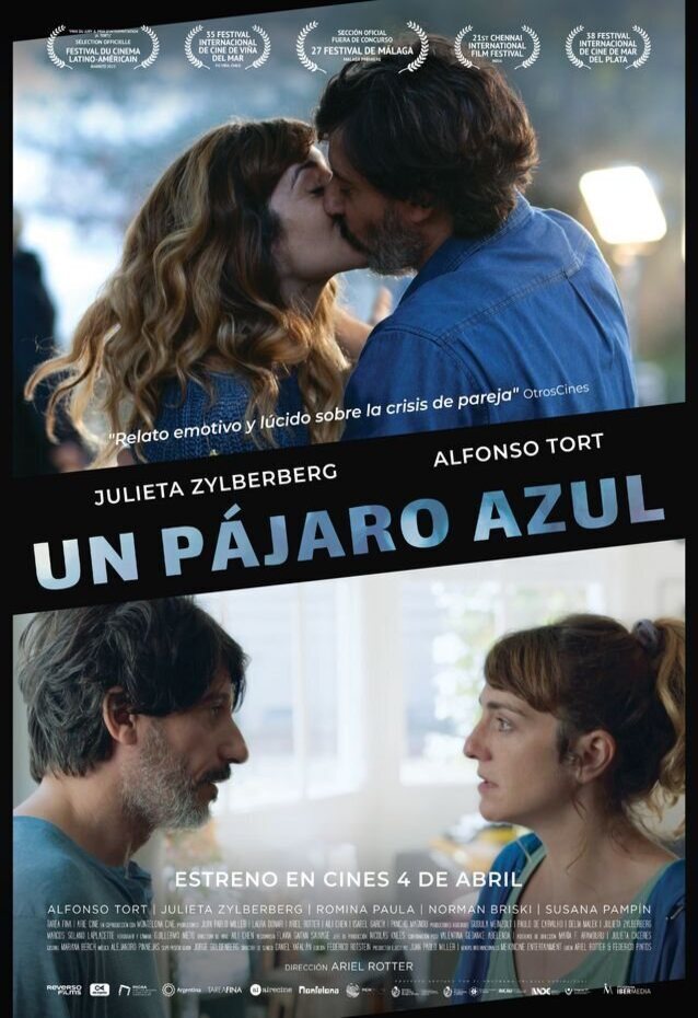 Cartel de Un pájaro azul - 'Un pájaro azul'