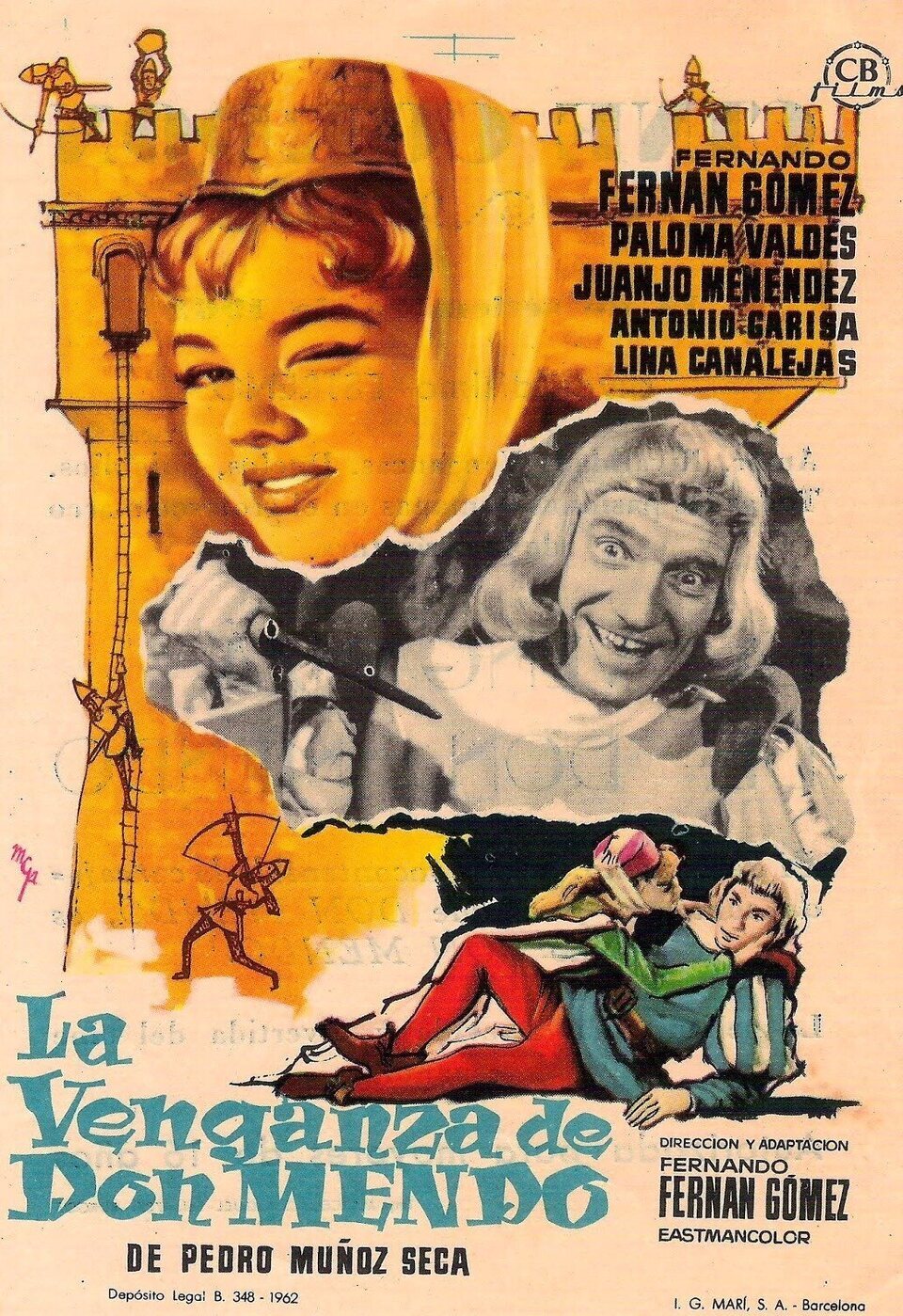 Cartel de La venganza de Don Mendo - España