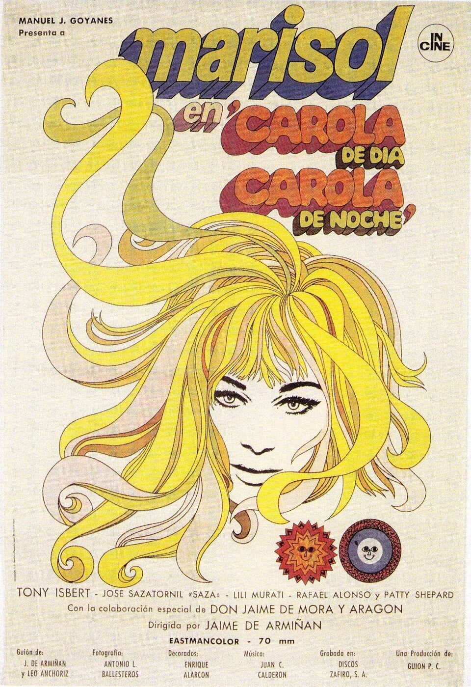 Cartel de Carola de día, Carola de noche - España