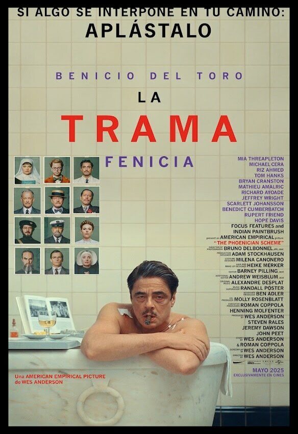 Cartel de La trama fenicia - 