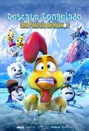 Cartel de Rescate congelado. Una película de huevos