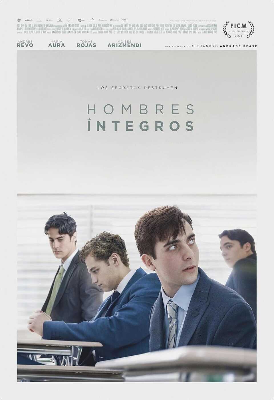 Cartel de Hombres íntegros - 