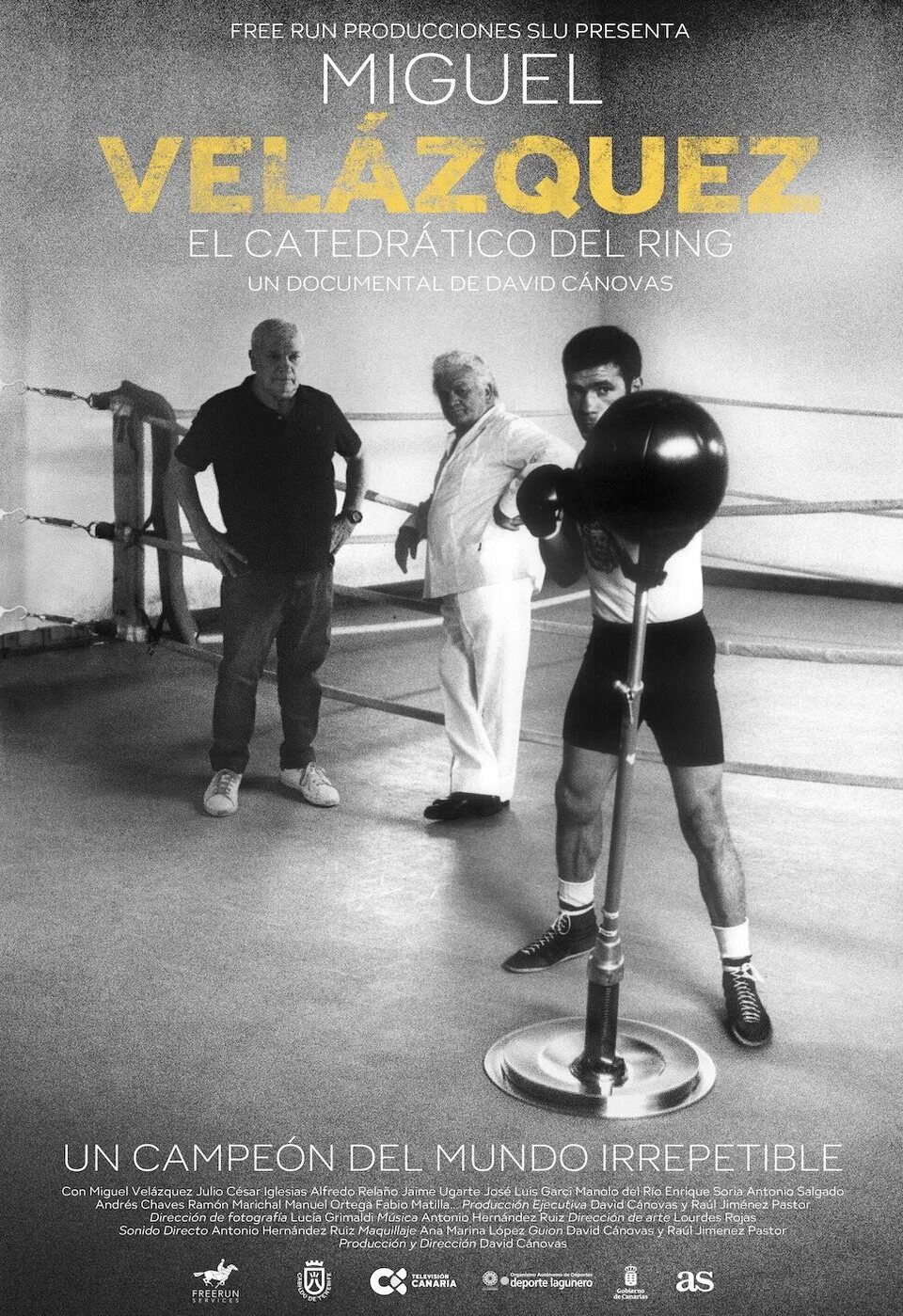 Cartel de Miguel Velázquez. El catedrático del ring - 
