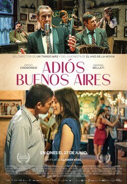 Cartel 'Adiós Buenos Aires'