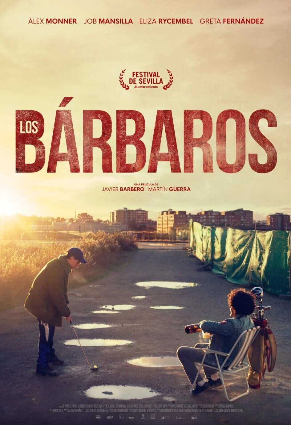Cartel de Los bárbaros - España