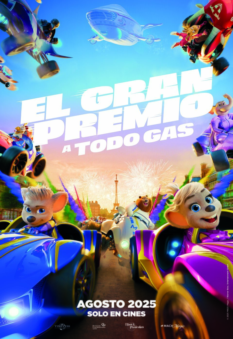 Cartel de El Gran Premio: A todo gas - 