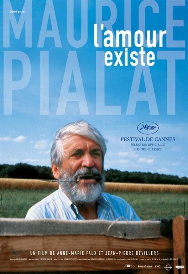 Cartel de Maurice Pialat, el amor existe - 