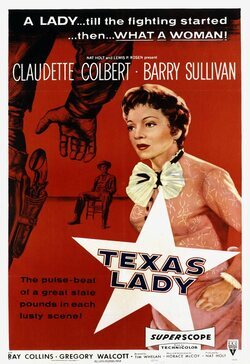 Cartel de La dama de Texas