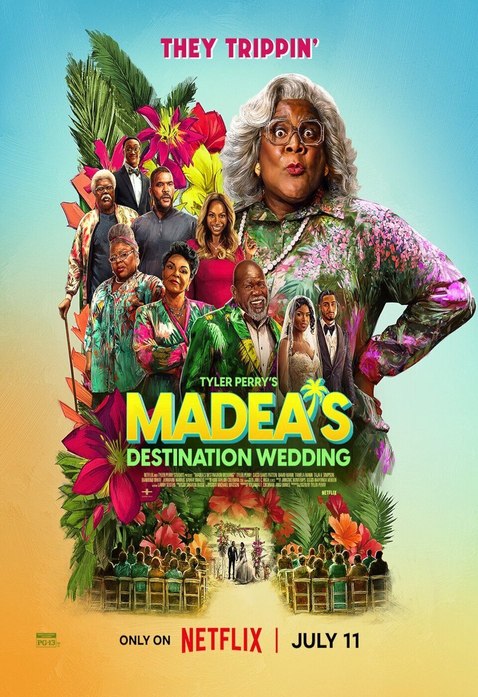 Cartel de Una boda en las Bahamas con Madea - Estados Unidos