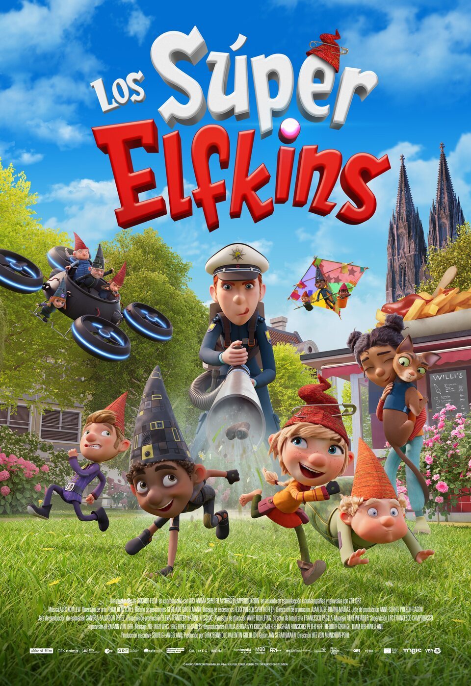 Cartel de Los súper Elfkins - 