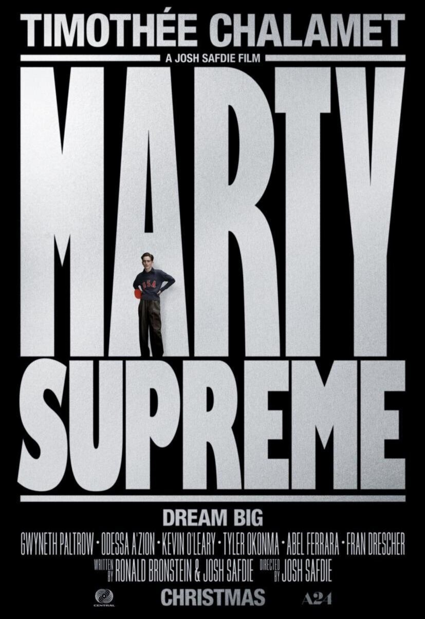 Cartel de Marty Supreme - primer cartel oficial