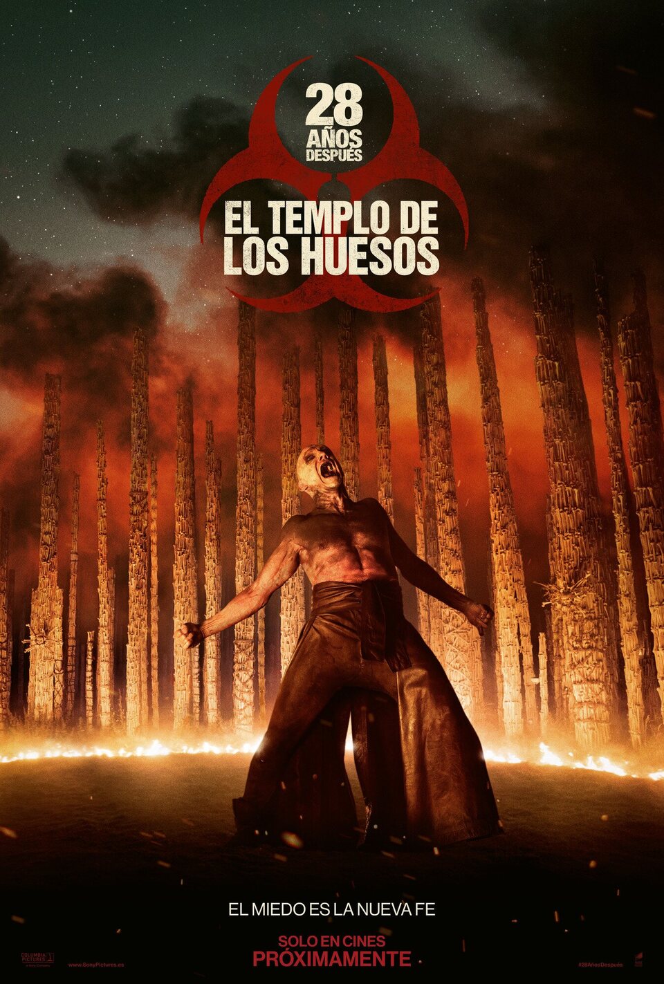Cartel de 28 años después: El Templo de los Huesos - España