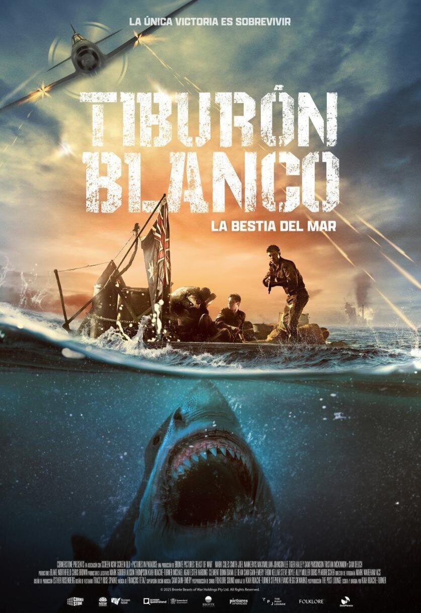 Cartel de Tiburón blanco: La bestia del mar - 