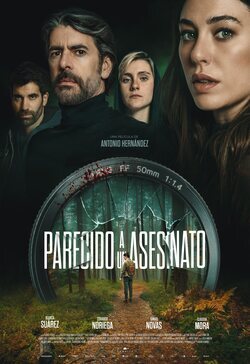 Cartel de Parecido a un asesinato