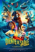 Cartel de Capitán Diente de Sable y la condesa de Grel