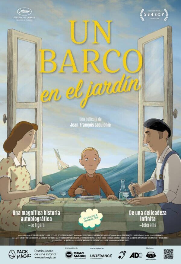 Cartel de Un barco en el jardín - 