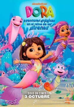 Cartel de Dora: Aventuras mágicas en el Reino de las Sirenas